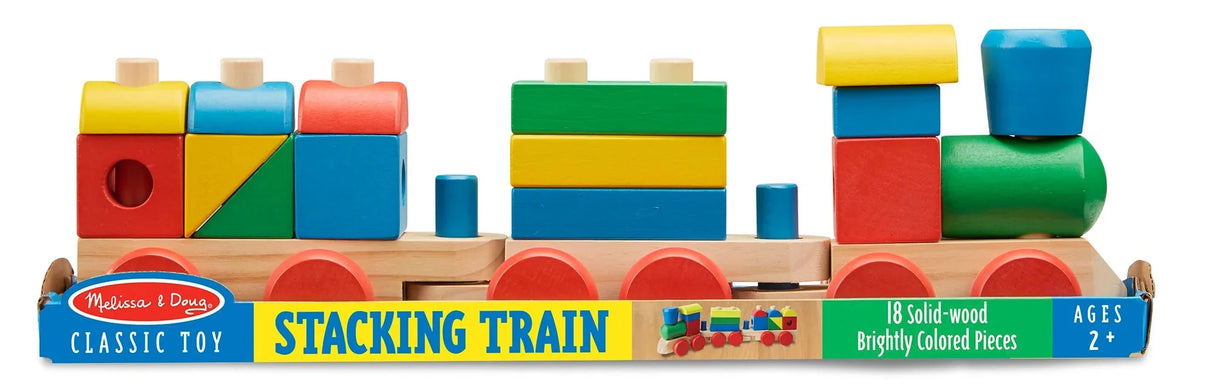 Melissa & Doug: Wooden Stacking Train