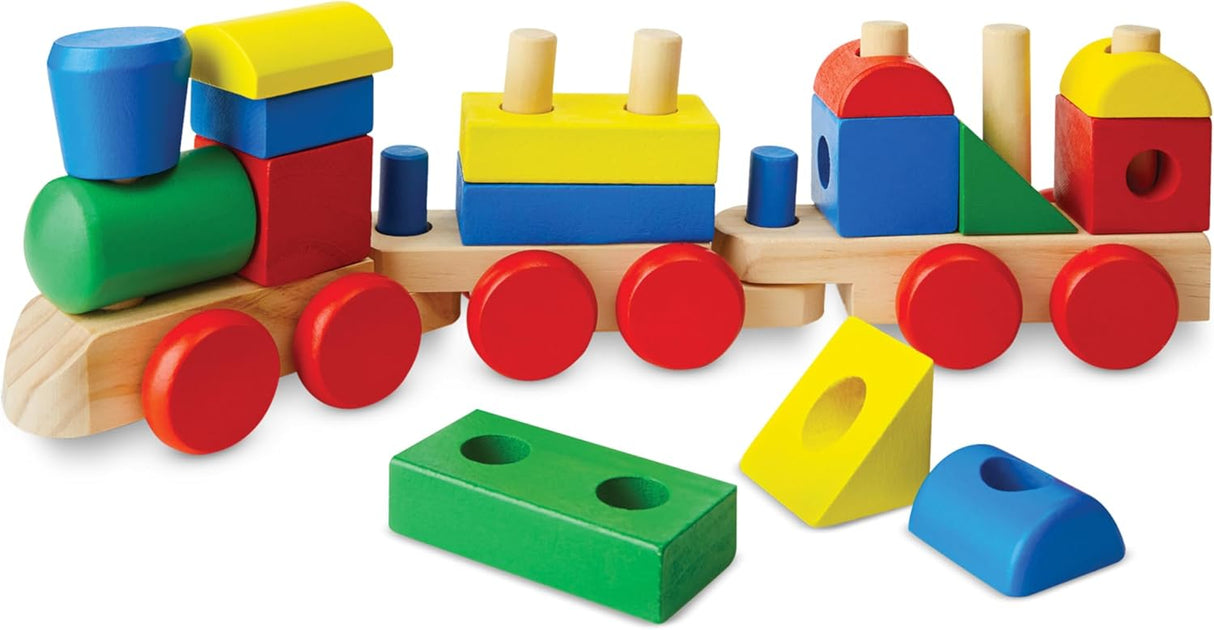 Melissa & Doug: Wooden Stacking Train