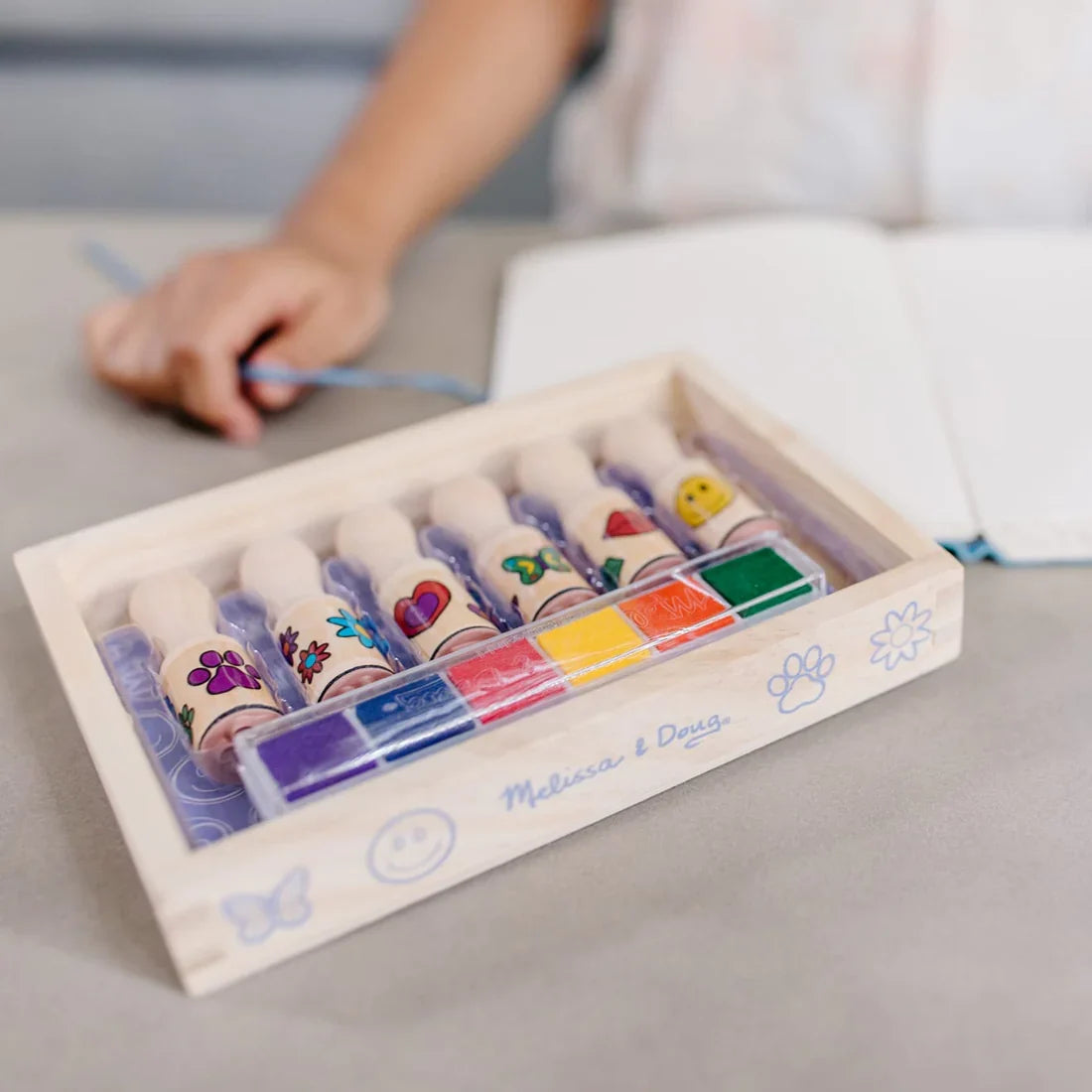 Melissa & Doug: Happy Handle Stamp Set