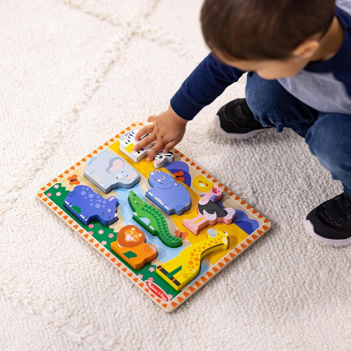 Melissa & Doug: Fresh Start Safari Chunky Puzzle