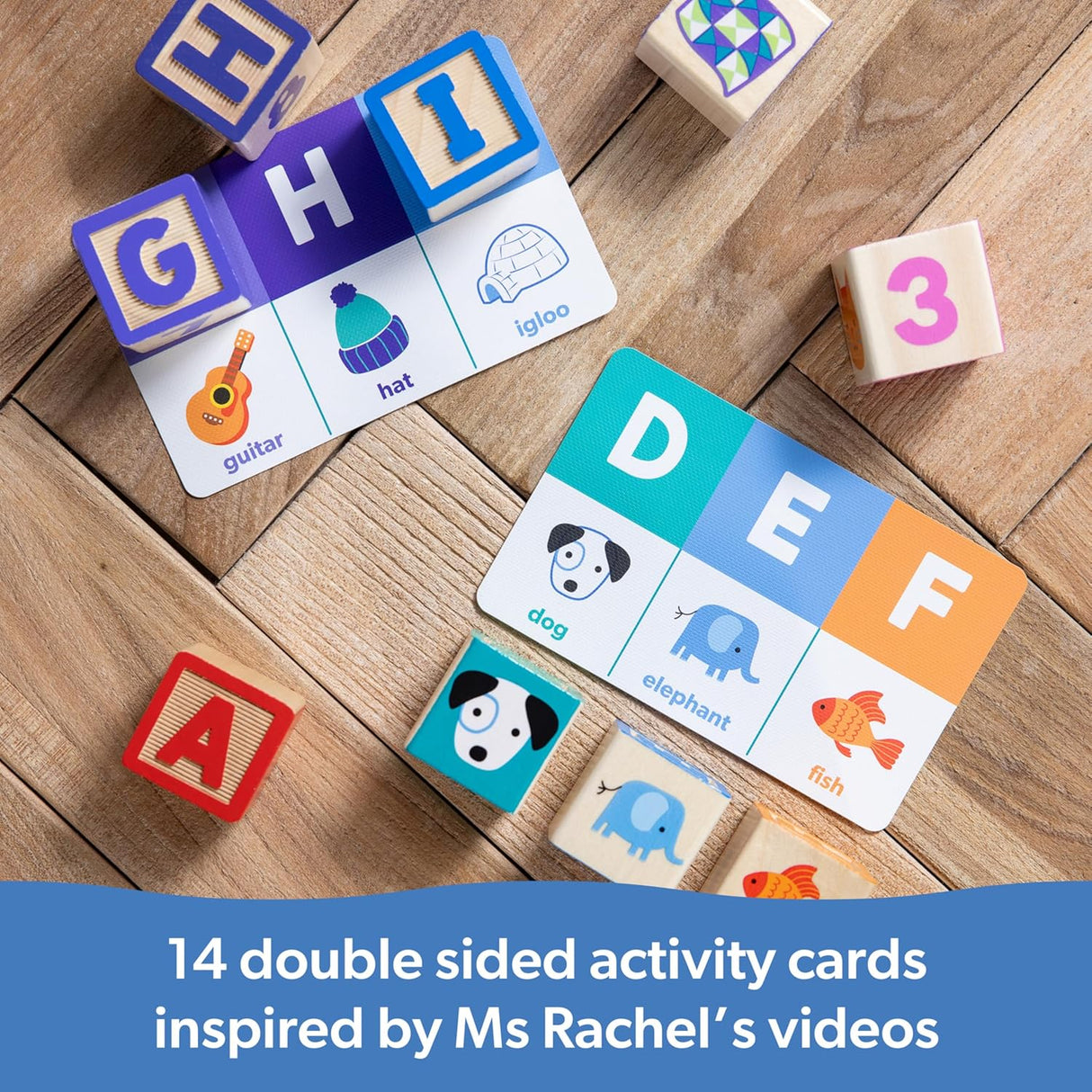 M&D - Ms. Rachel Blocks + Activity Cards
