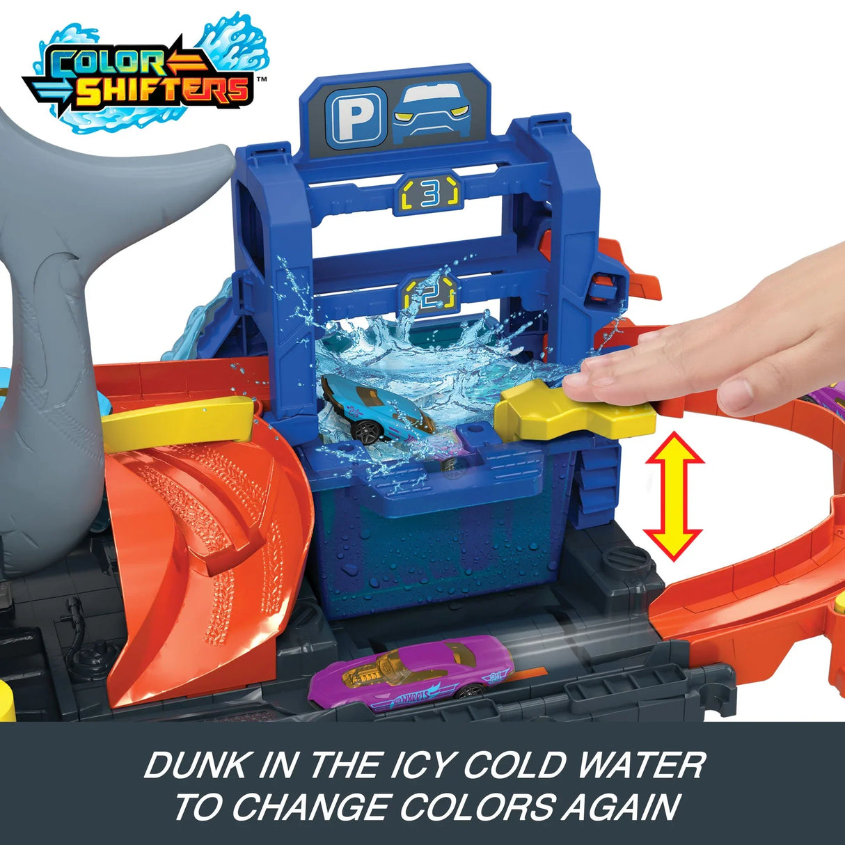 Hot Wheels: Ultra Shark Car Wash Playset