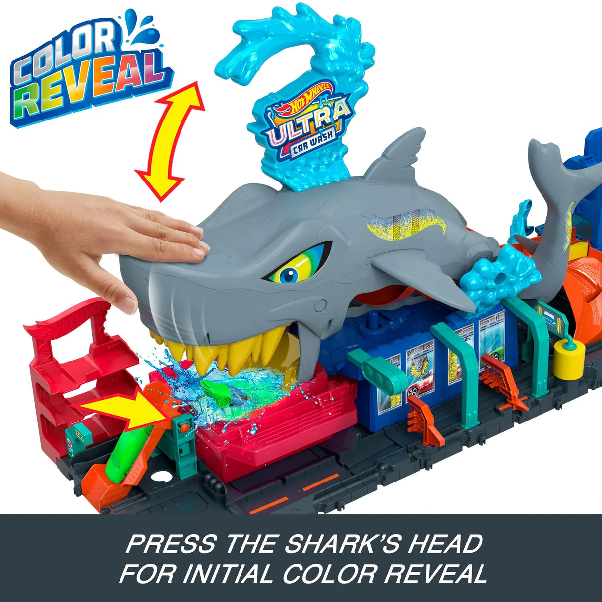 Hot Wheels: Ultra Shark Car Wash Playset
