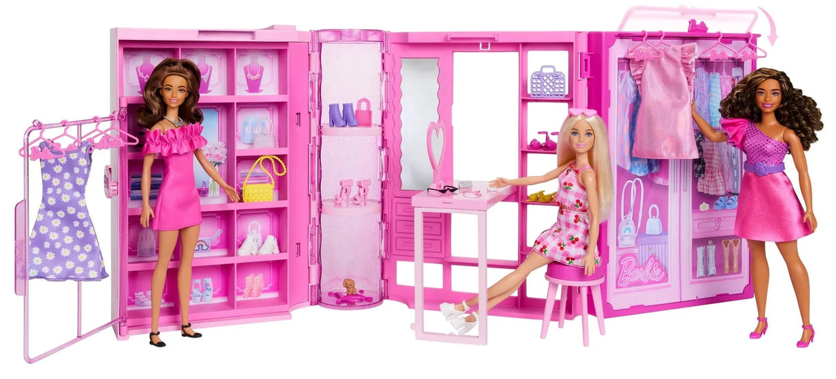Barbie: Dream Closet Playset, Doll & Accessories