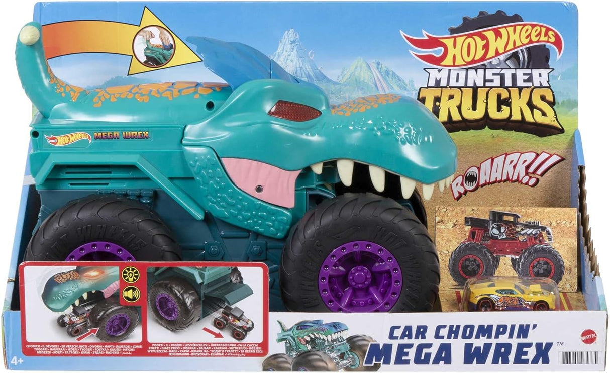 Hot Wheels: Monster Trucks Car Chompin' Mega Wrex