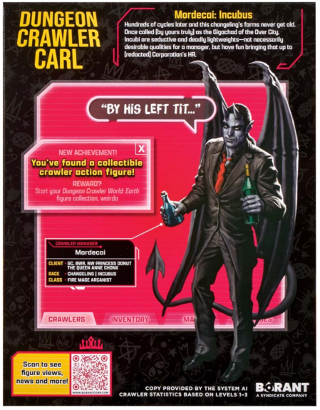 Dungeon Crawler Carl: Collectible Crawlers - Mordecai Figure