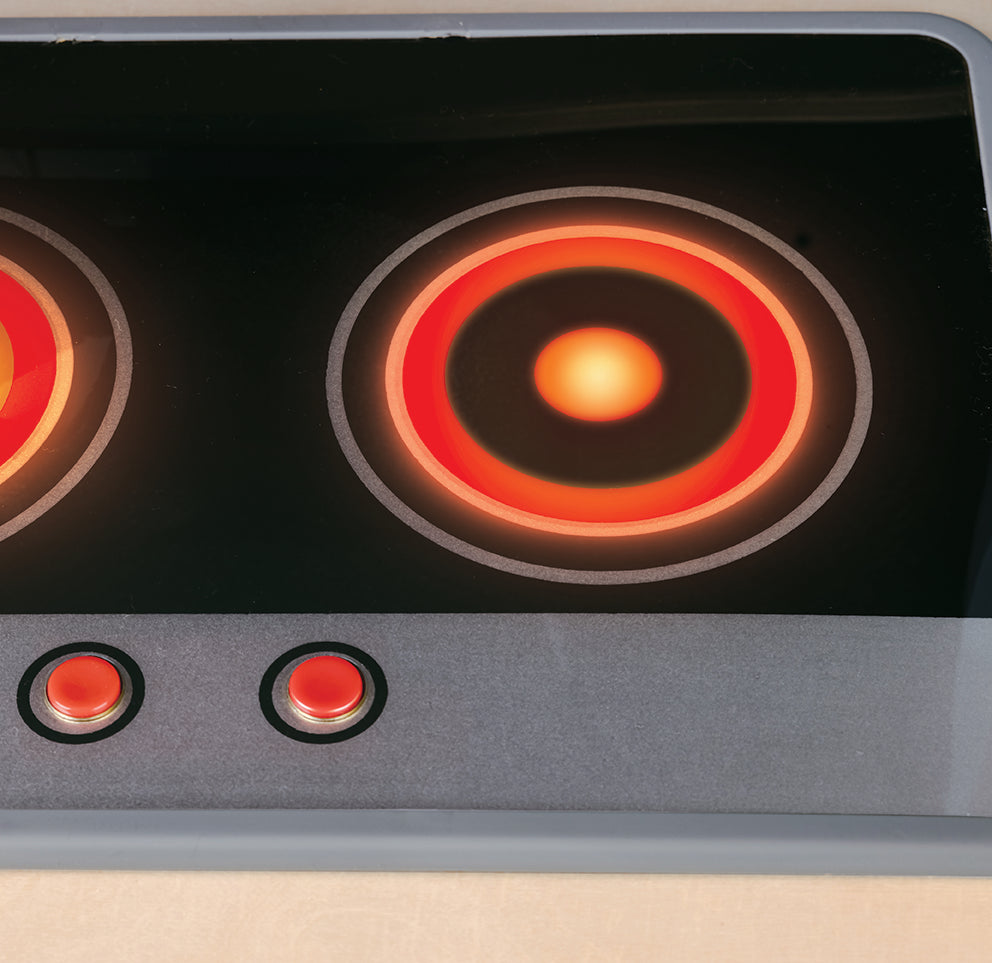 Hape: Kitchen Playset with Light & Sound (Open/Close Micro-wave Oven)