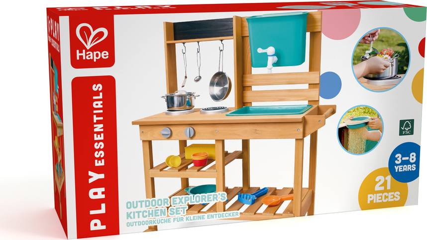 Hape: Play Essentials Outdoor Explorers Kitchen Set
