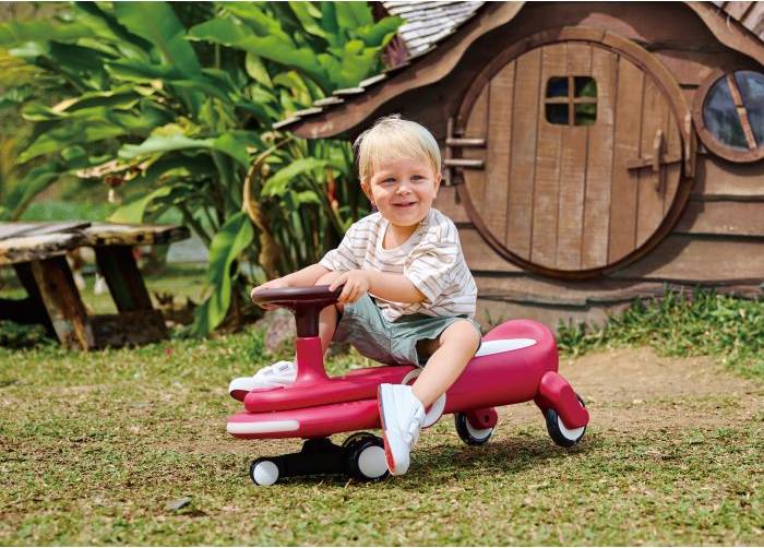 Hape: Wiggle & Giggle Car, Red