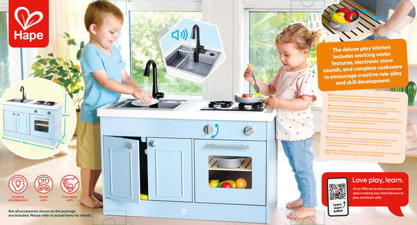 Hape: Deluxe Kitchen with Running Water