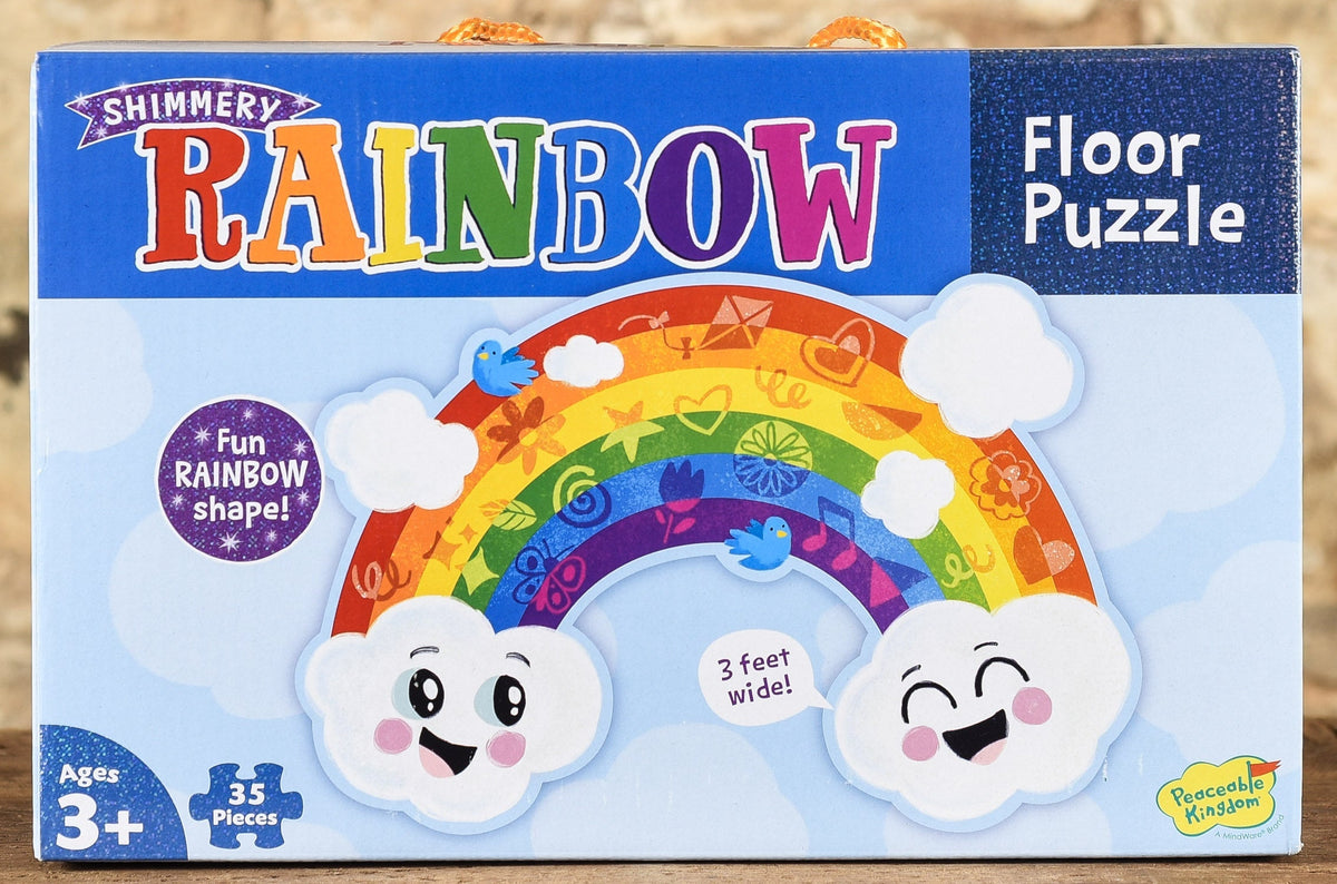 Peaceable Kingdom: Floor Puzzle Rainbow 35 Pieces