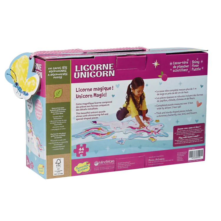 MindWare: Floor Puzzle Unicorn 44 Pieces