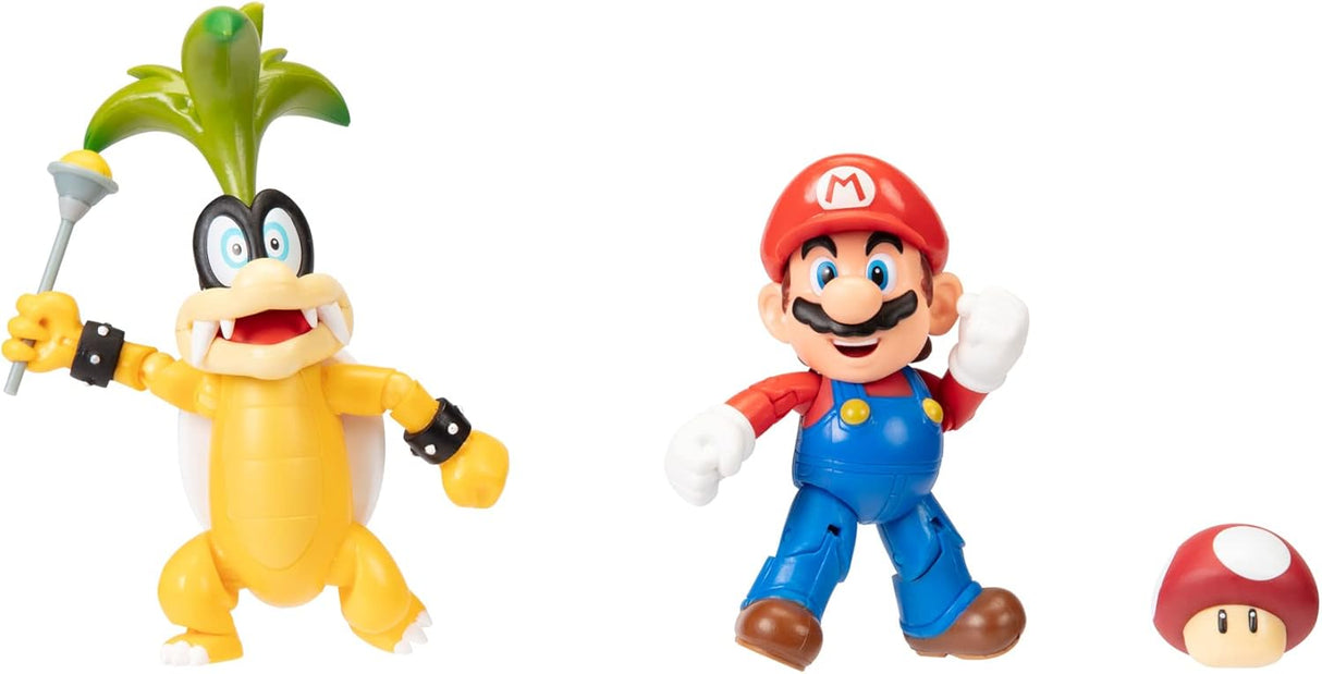 Nintendo: Super Mario & Iggy 4" Figure Set - 2 Pack