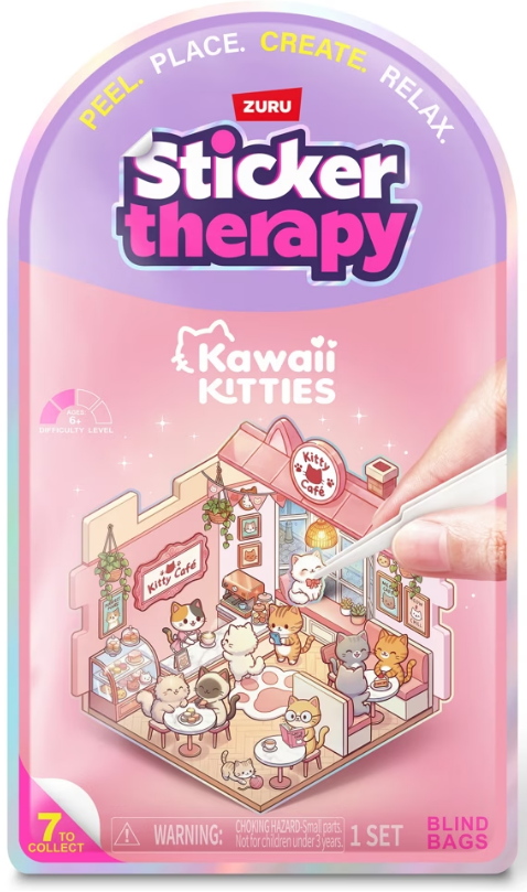 Sticker Therapy - Kawaii Kitties (Assorted Designs)