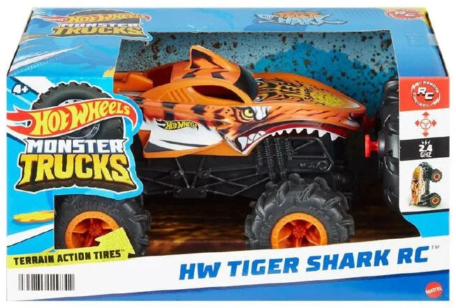 Hot Wheels: Tiger Shark R/C Monster Truck 1:24 Scale