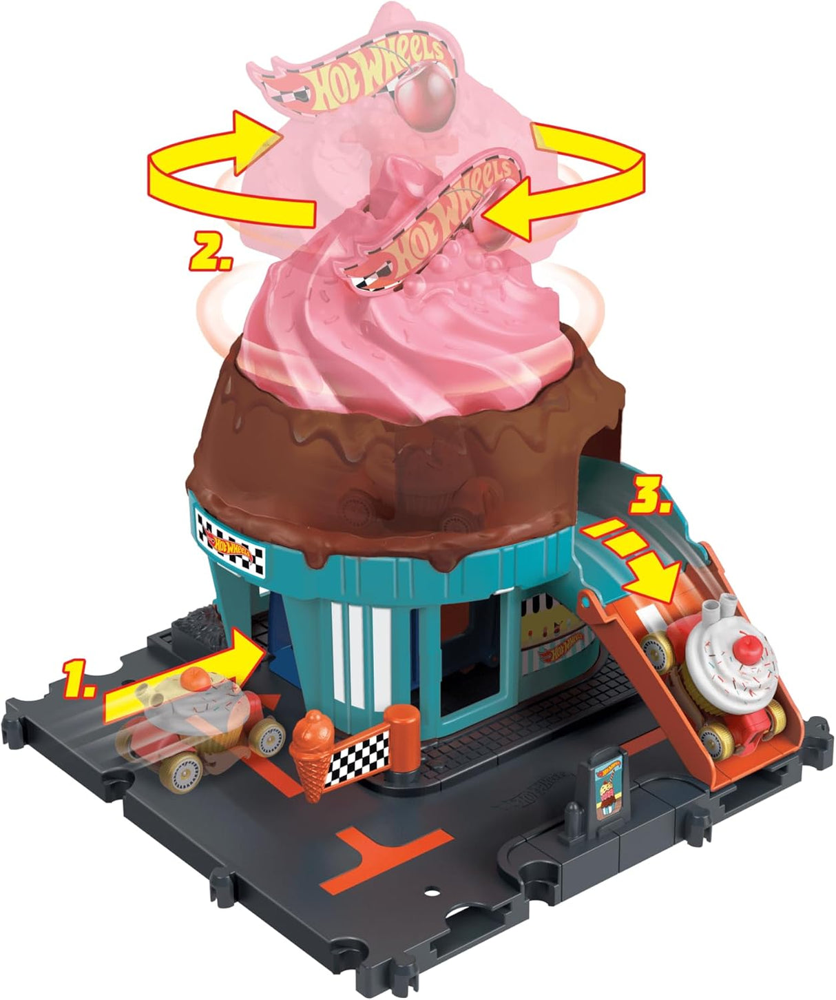 Hot Wheels: Downtown Ice Cream Swirl