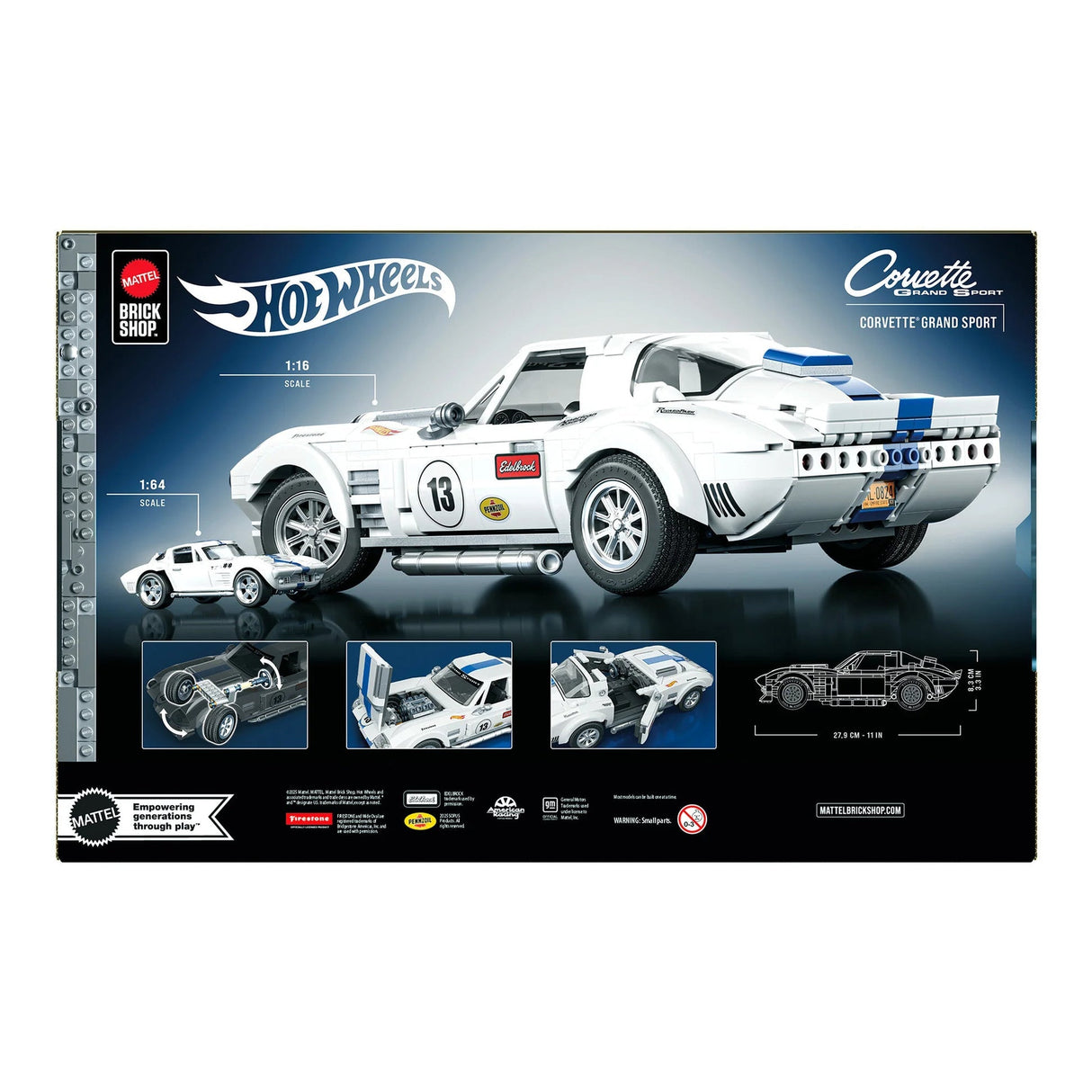 Mattel Brick Shop: Hot Wheels Corvette Grand Sport