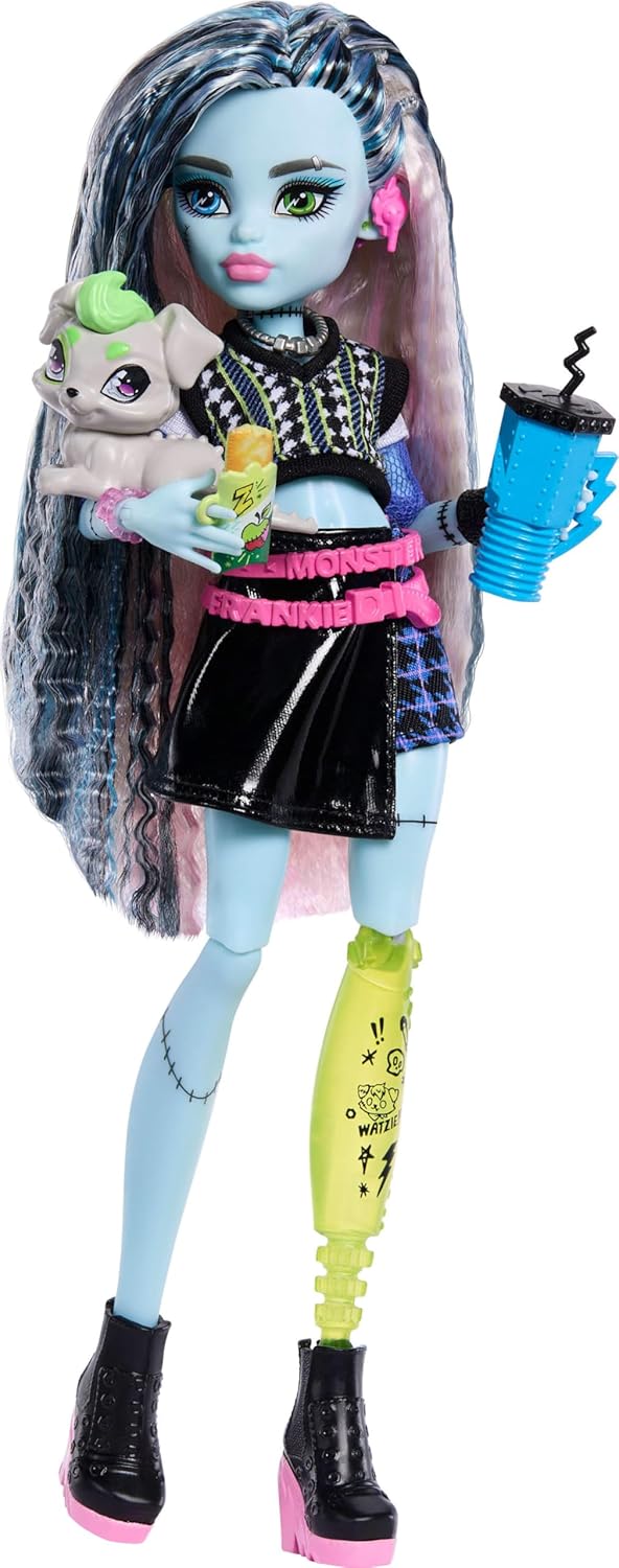 Monster High Fashion Doll: Frankie Stein - Cropped Sweater