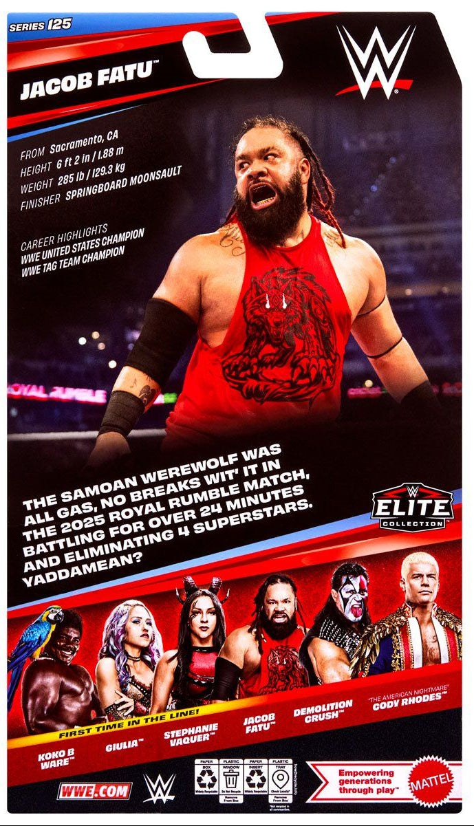 WWE: Elite Collection - Jacob Fatu