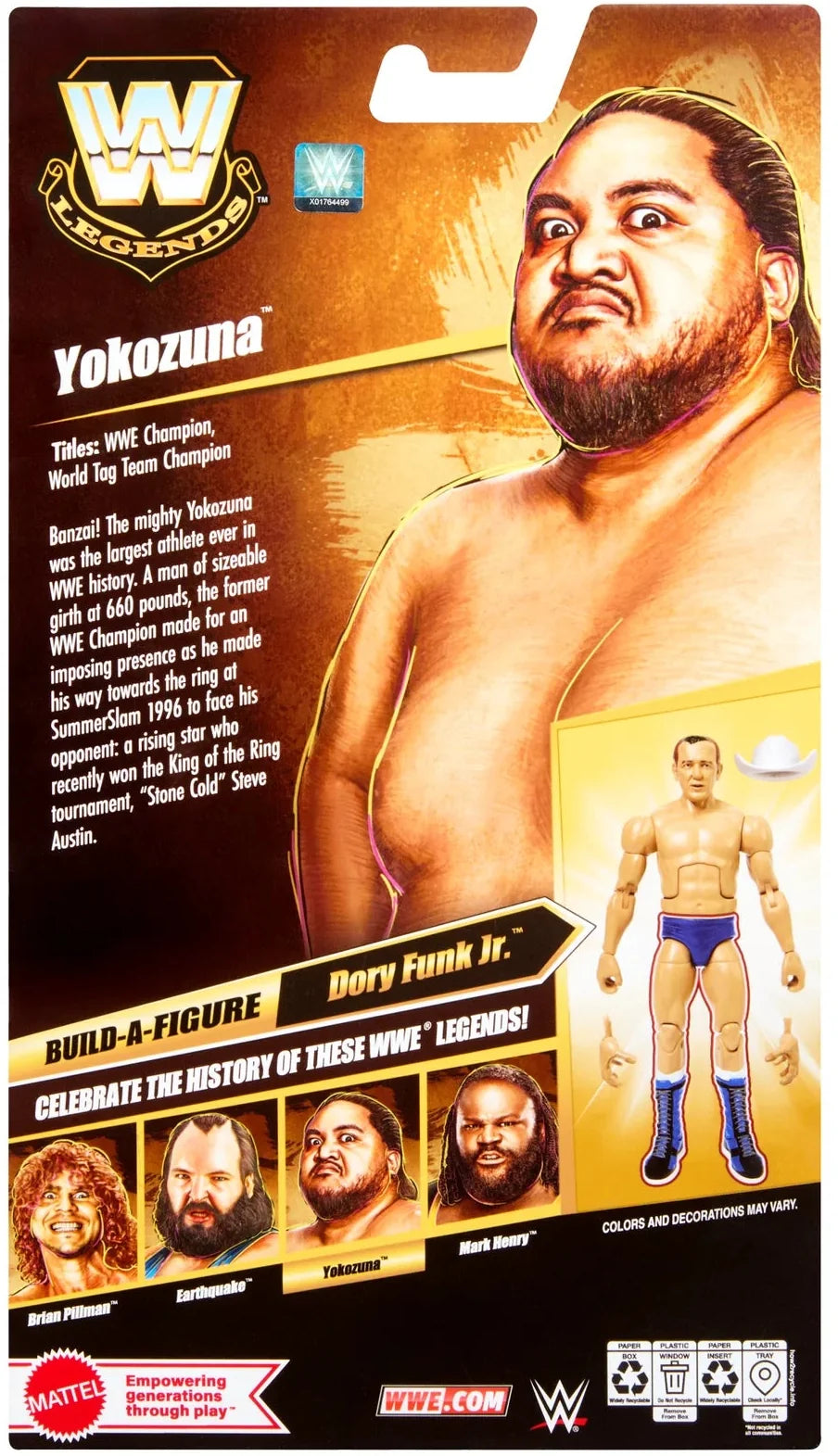 WWE: Legends Elite Collection - Yokozuna