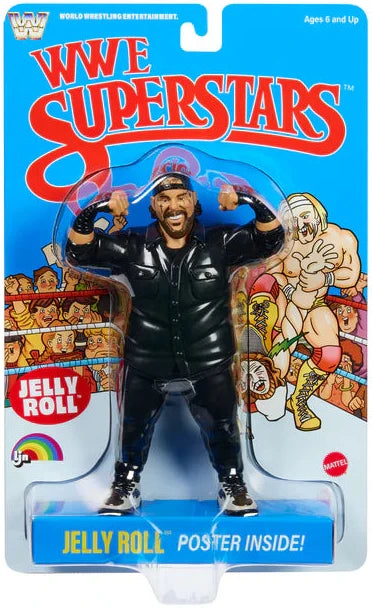 WWE LJN Superstars Action Figure - Jelly Roll