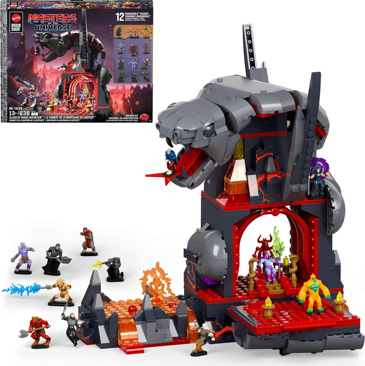 Masters of the Universe: Clash At Snake Mountain Brick Set