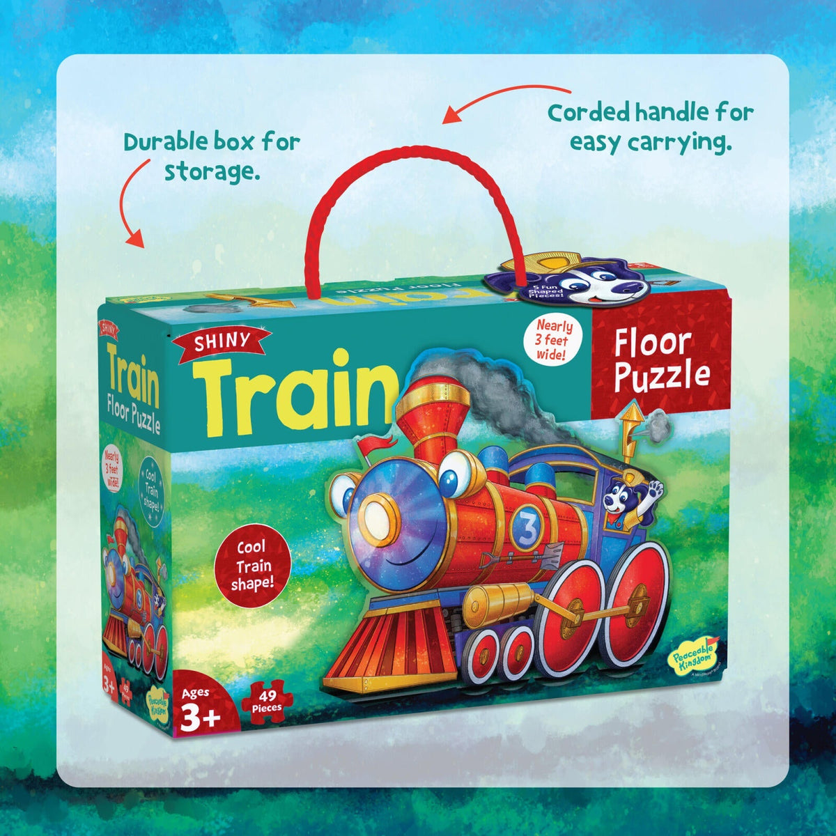 MindWare: Floor Puzzle Train 49 Piece