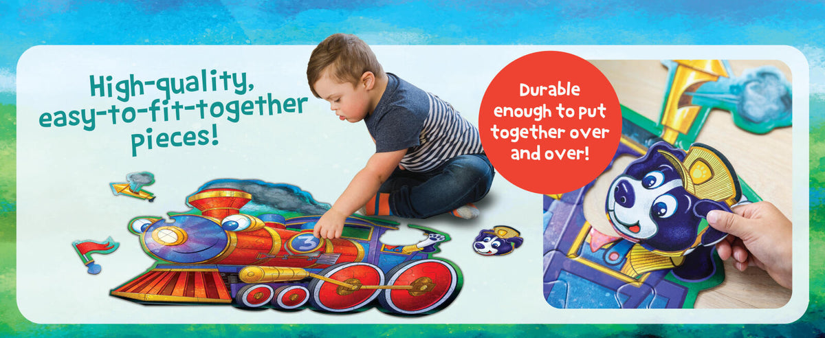 MindWare: Floor Puzzle Train 49 Piece