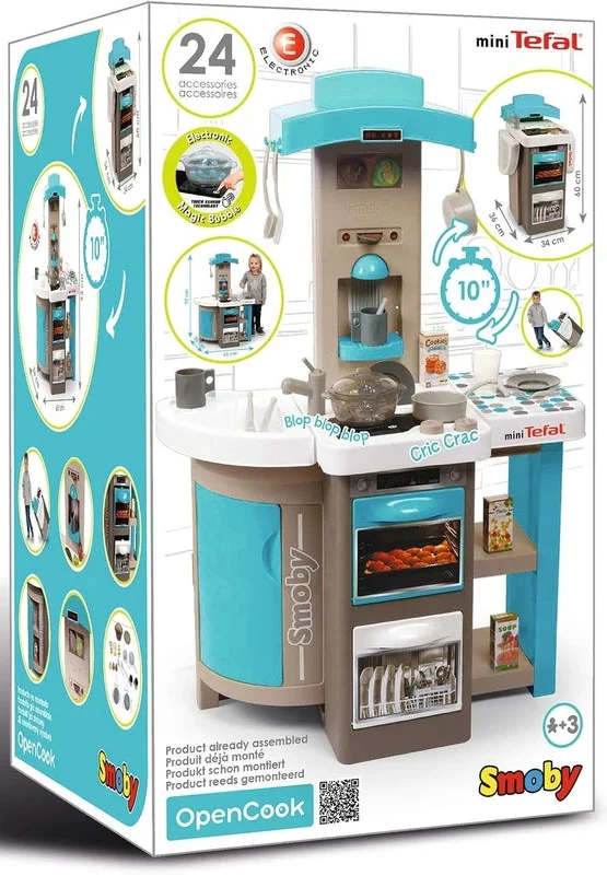 Smoby Tefal: Opencook Bubble Kitchen