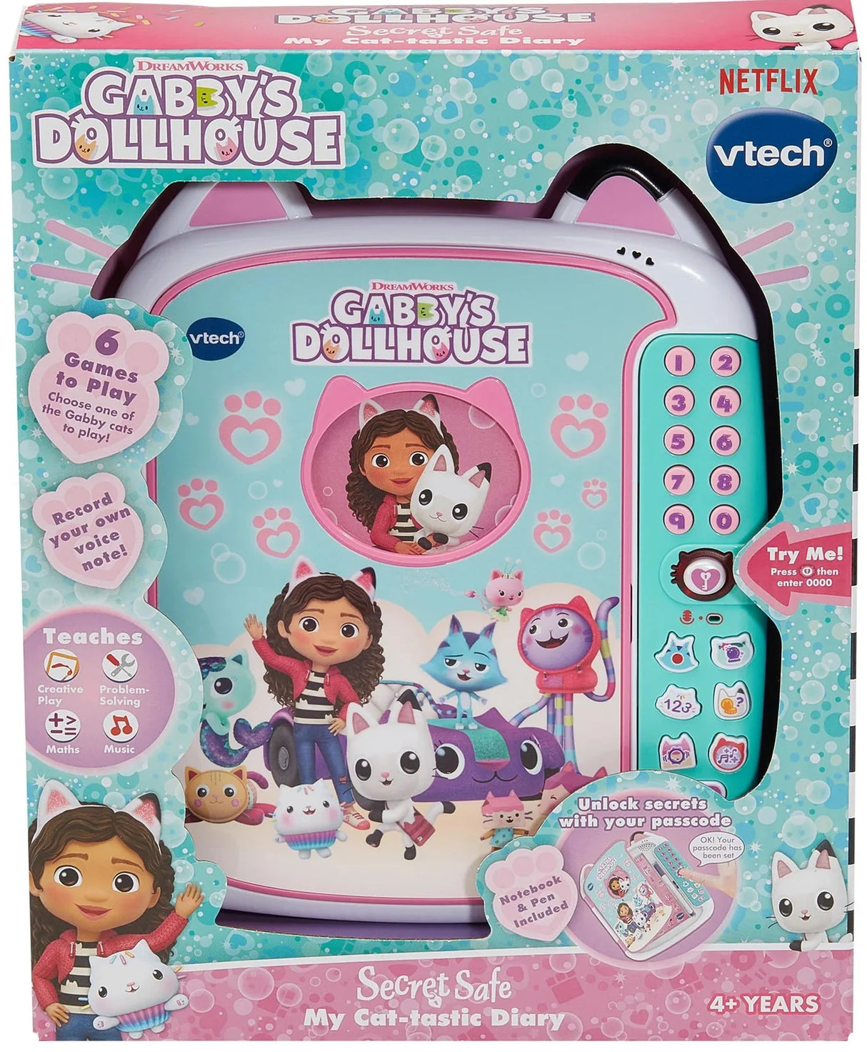 VTech Gabby's Dollhouse Secret Diary/Notebook