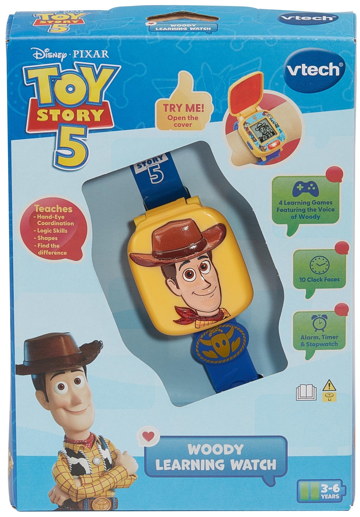 VTech Toy Story 5 Woody Learning Watch