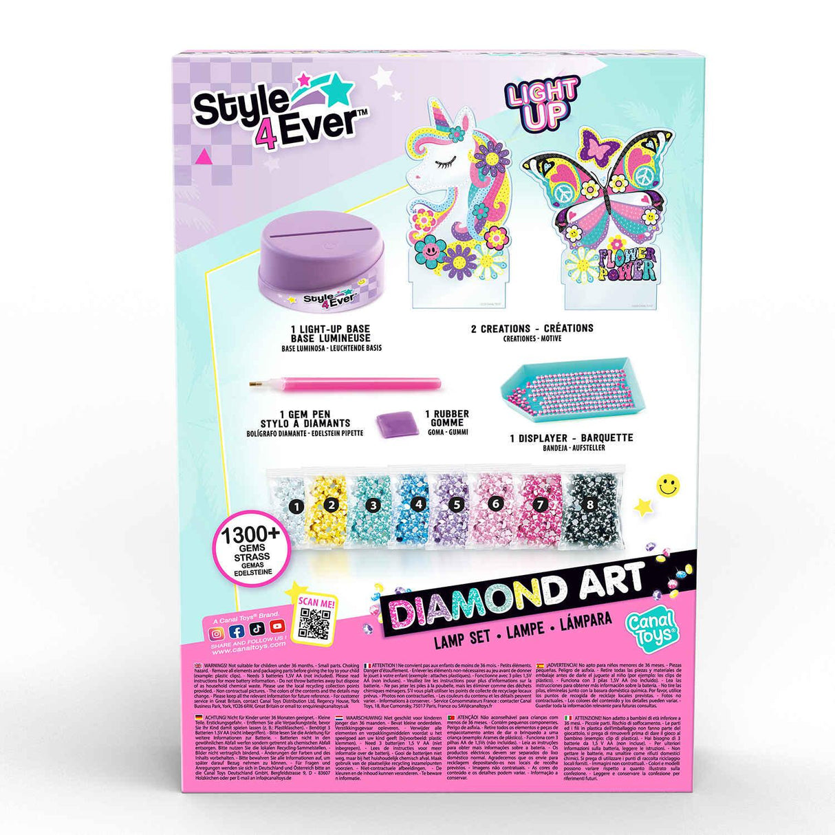 Canal Toys - Diamond Art Lamp Set