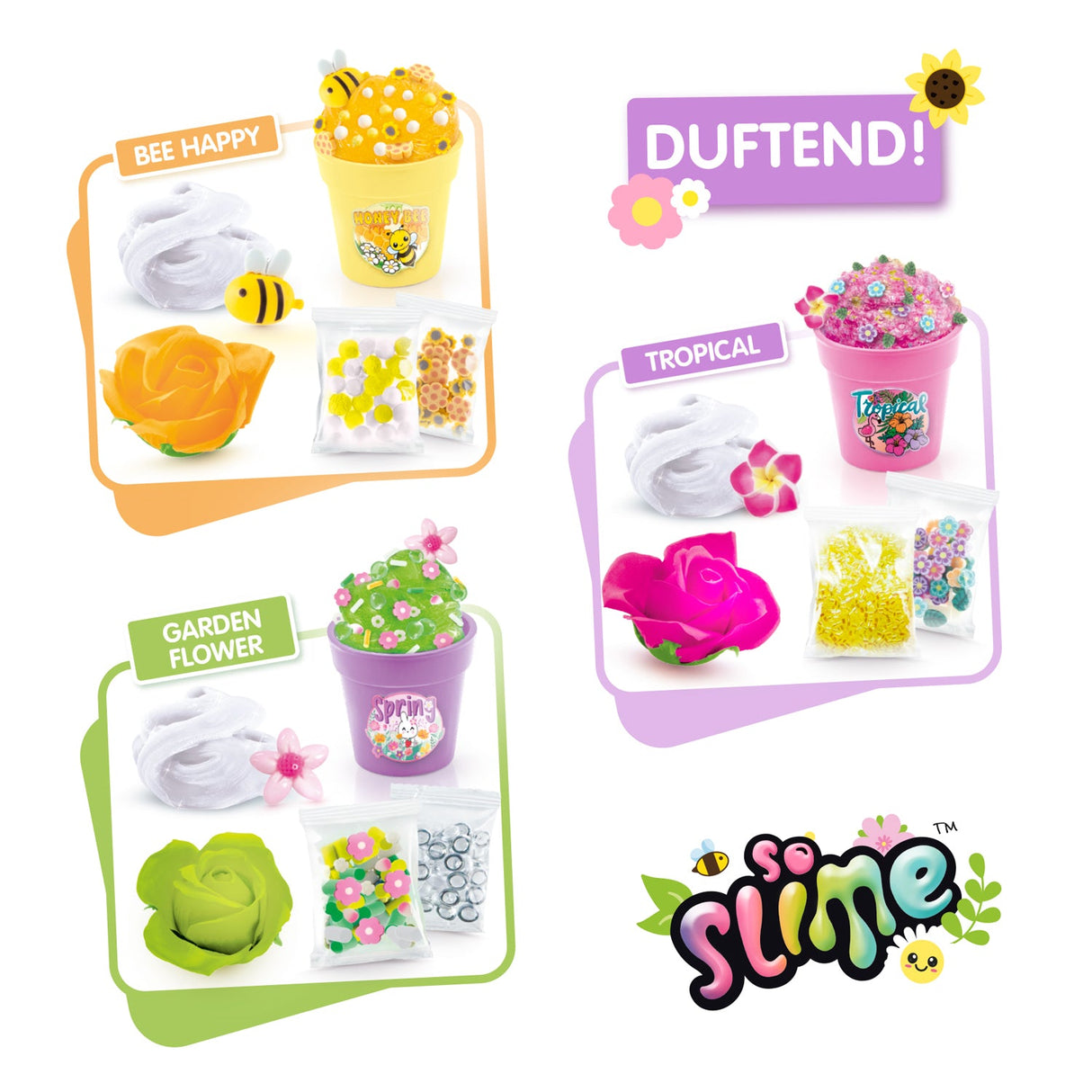 Slime Flower - 3 Pack