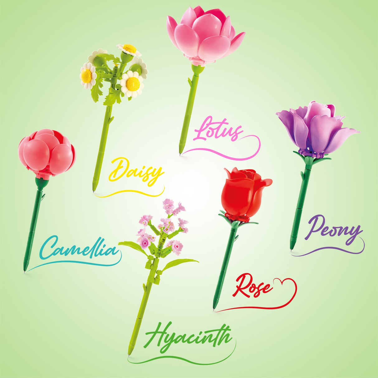 Flower Brick Pen