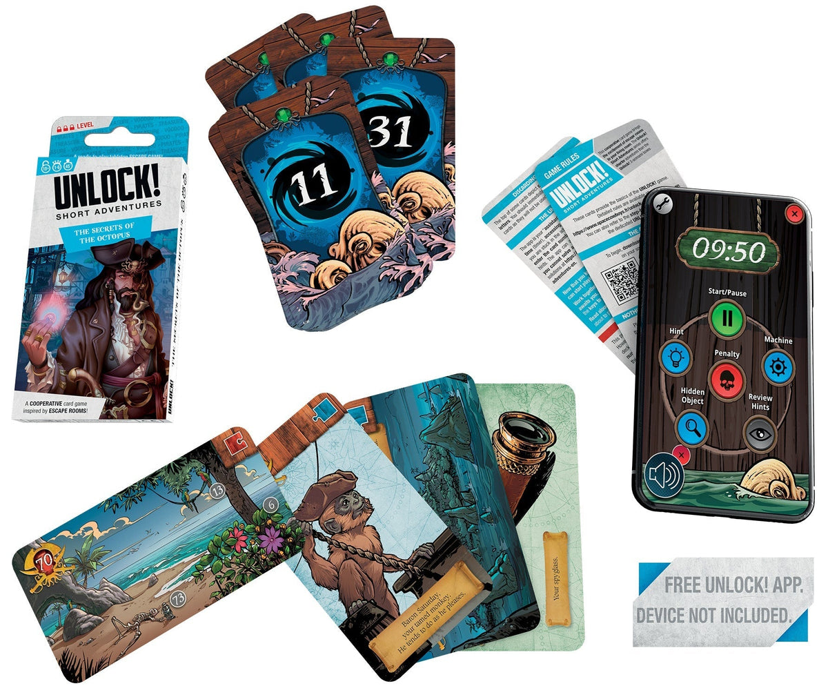 Unlock! Short Adventures #6 - The Secrets of the Octopus