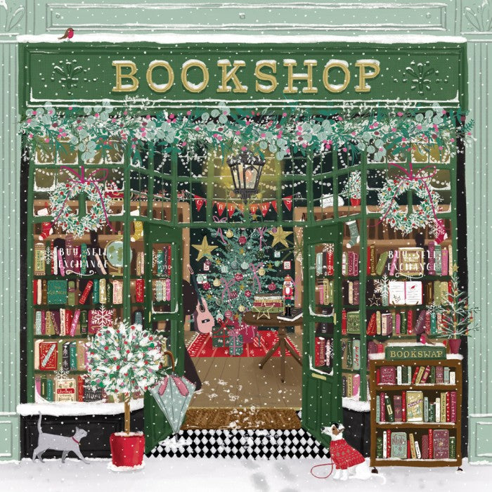 1000 Piece Square Puzzle - Christmas Bookshop