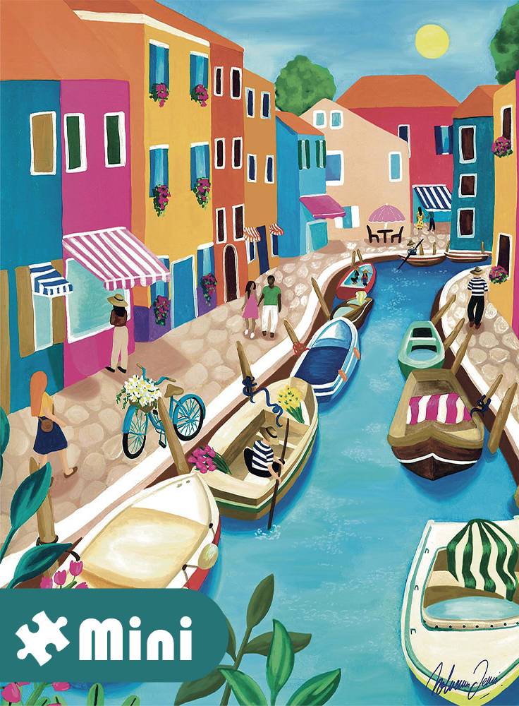 Pieces & Peace: Burano Mini Puzzle - 96 Pieces