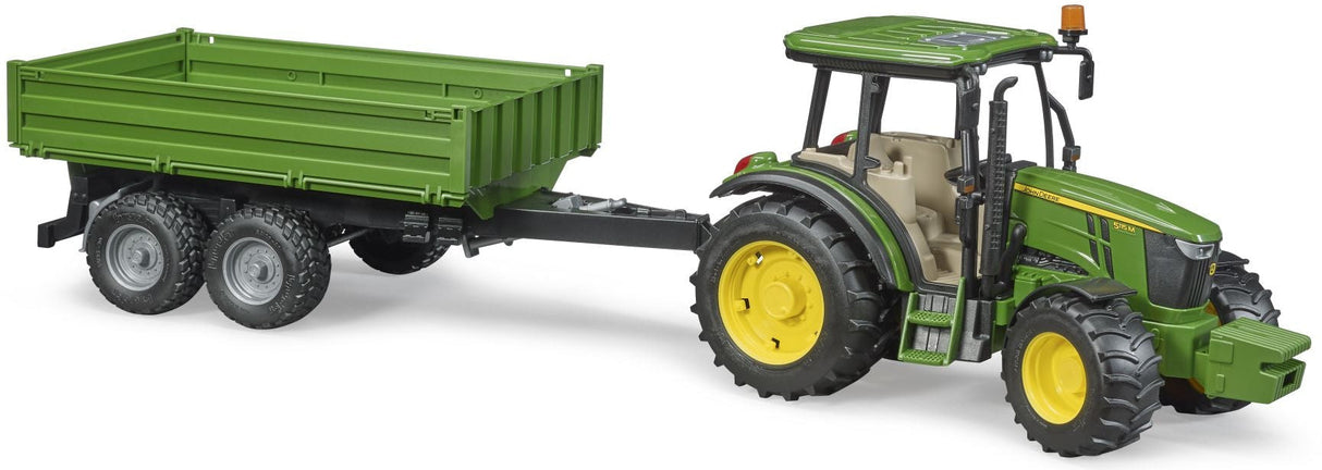 Bruder: John Deere 5115M + Tipping Trailer