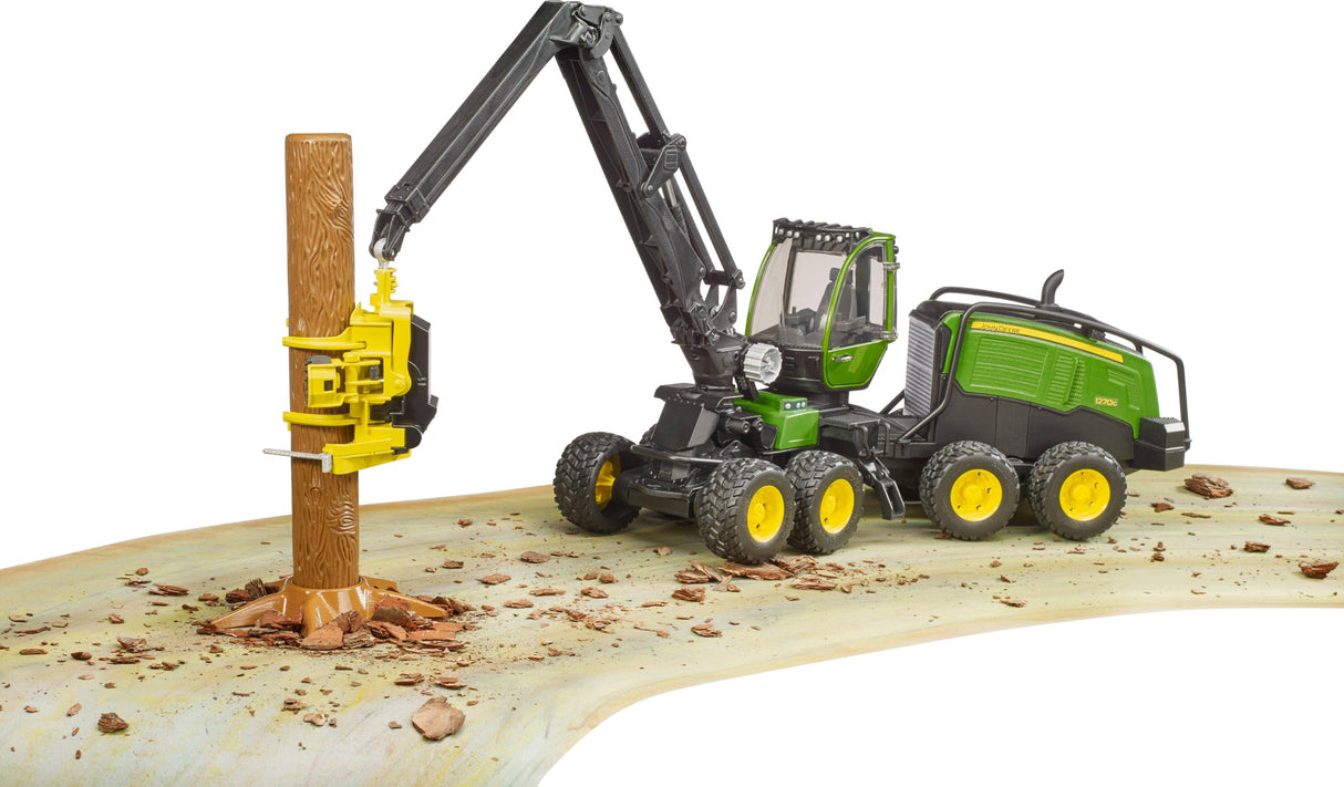 Bruder: John Deere 1270G Harvester & Tree Trunk