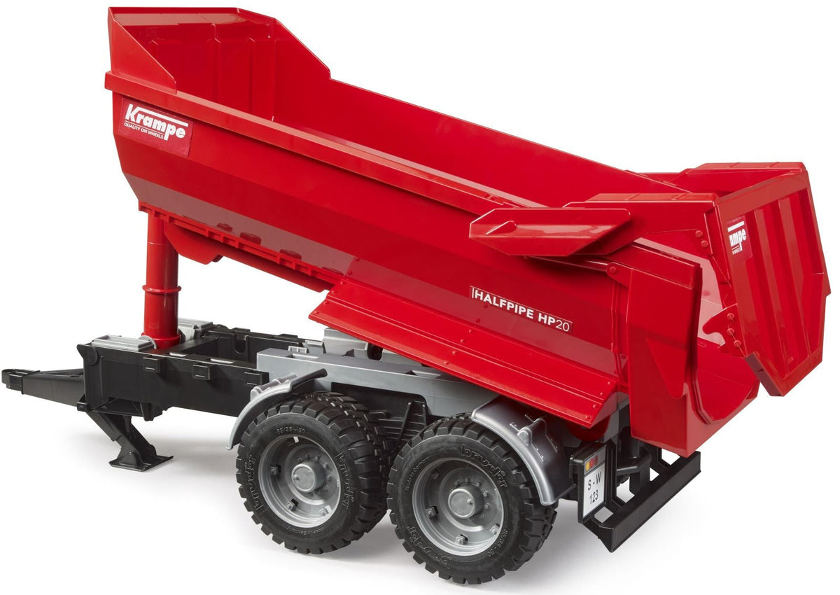 Bruder: Krampe Halfpipe Tipping Trailer