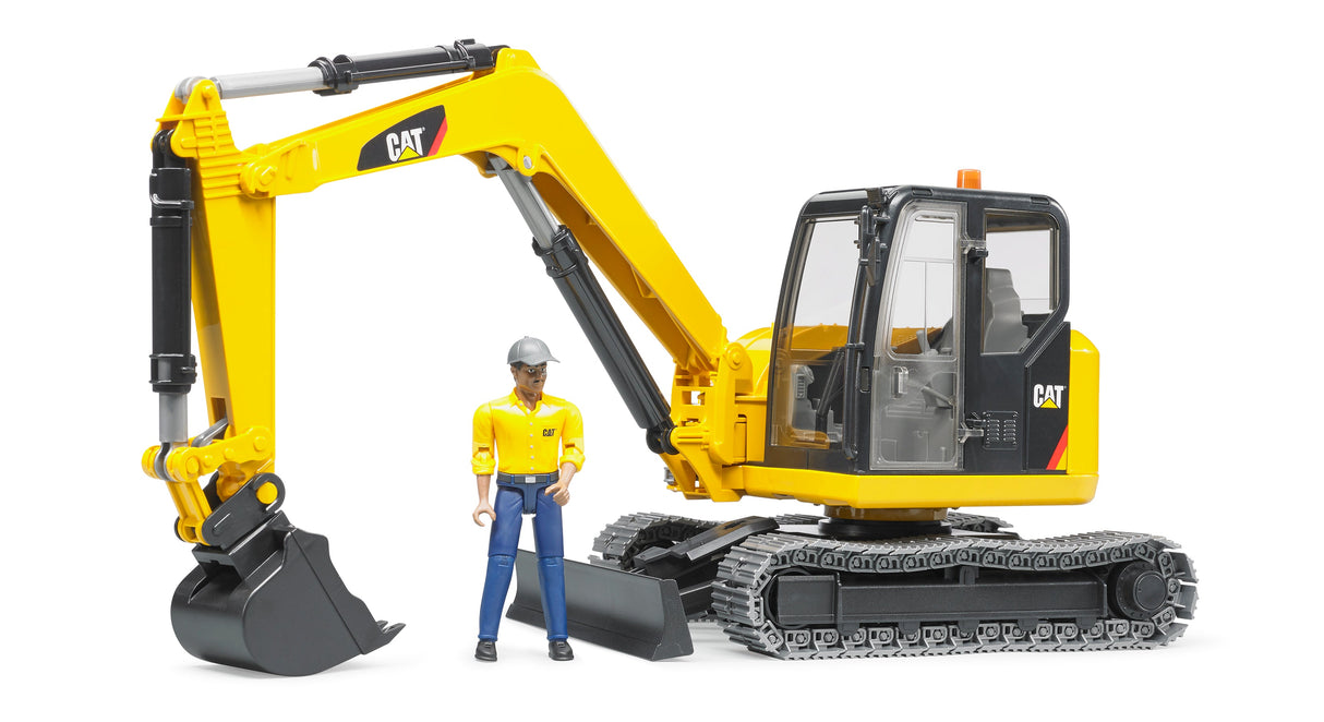 Bruder: CAT Mini Excavator & Worker
