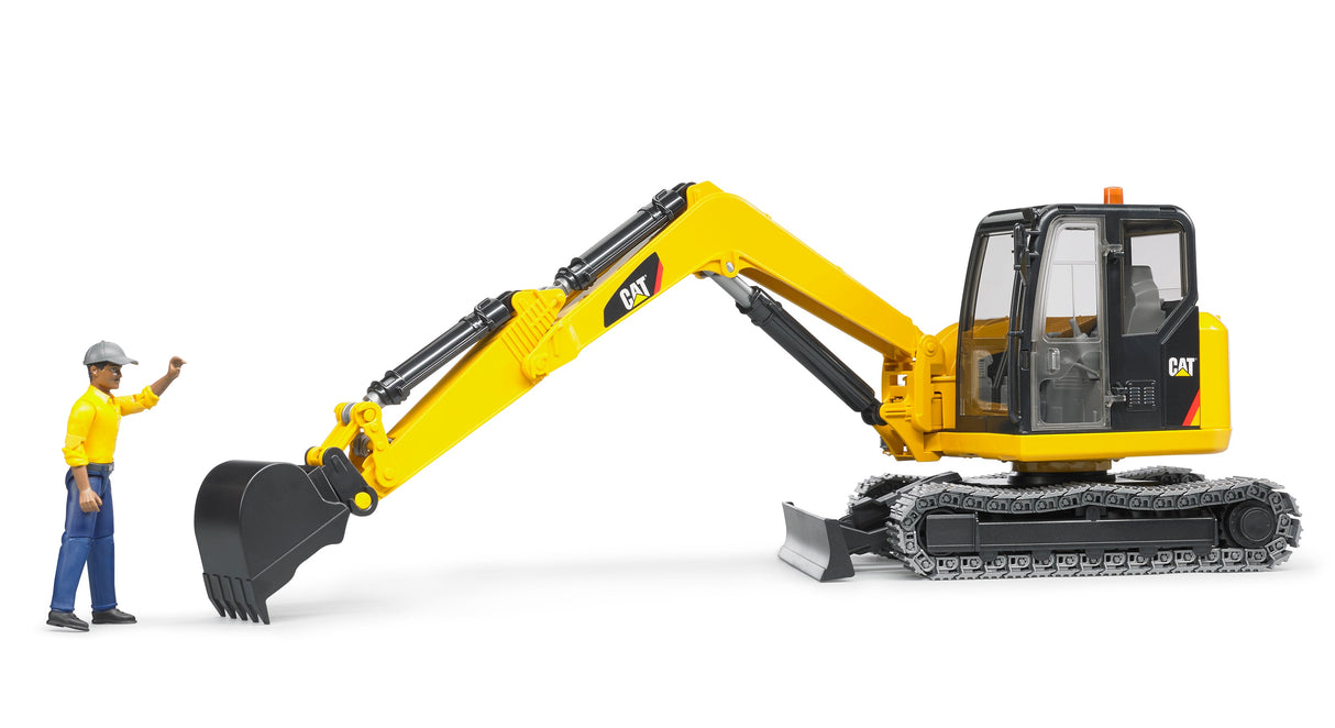 Bruder: CAT Mini Excavator & Worker
