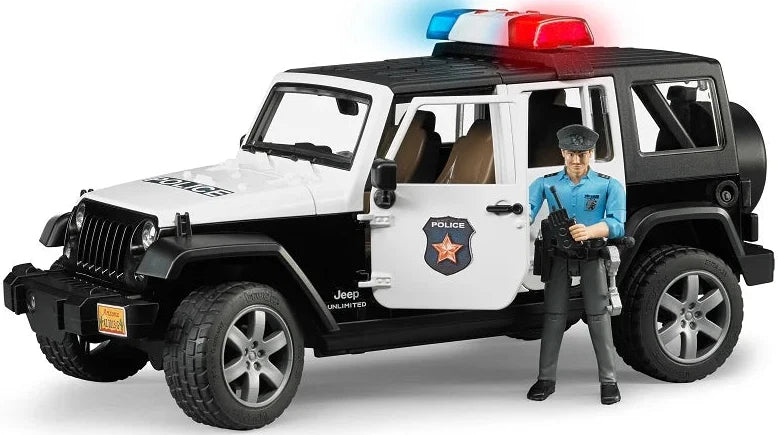Bruder: Jeep Wrangler Rubicon Police Vehicle & Accessories