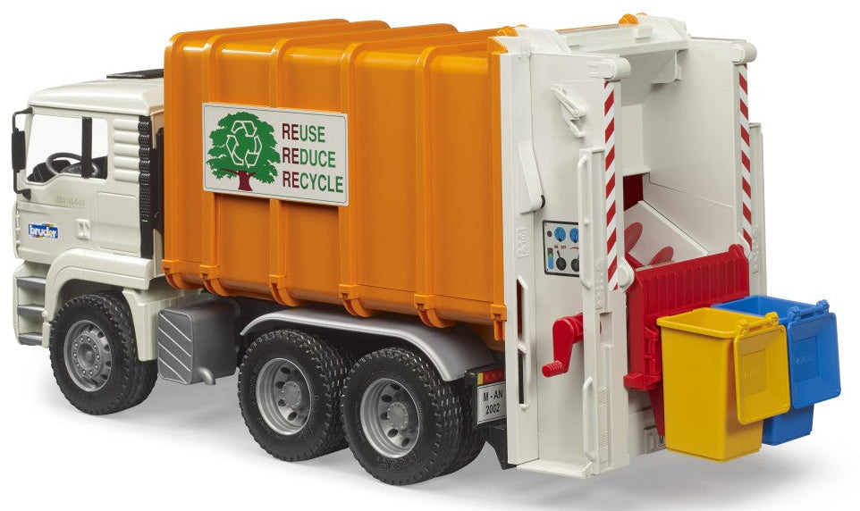 Bruder: MAN TGA Rear Loading Garbage Truck