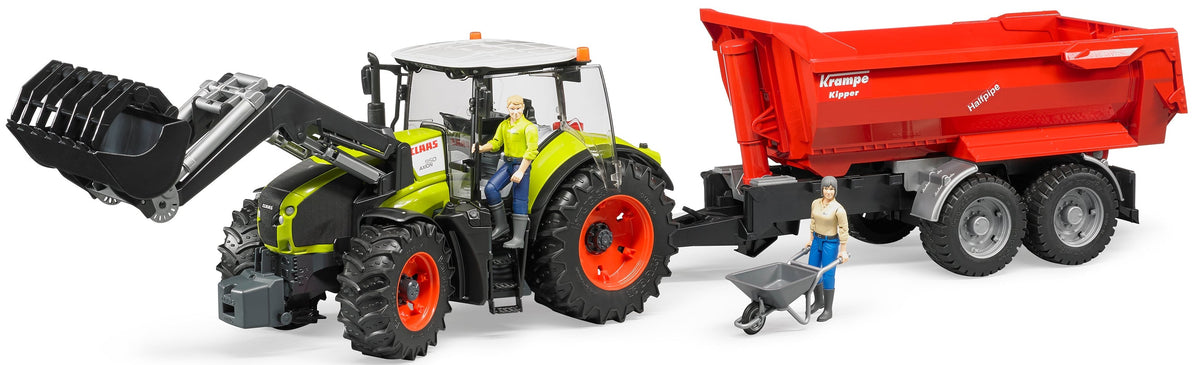 Bruder: Claas Axion 950 with Frontloader
