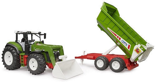 Bruder: ROADMAX Tractor with Frontloader & Tipping Trailer
