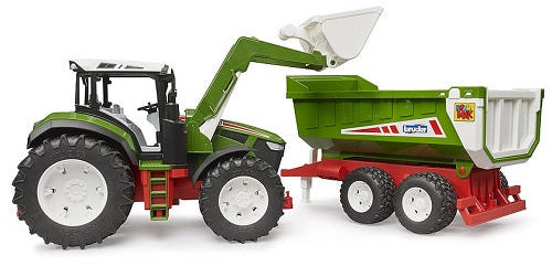 Bruder: ROADMAX Tractor with Frontloader & Tipping Trailer