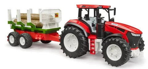 Bruder: ROADMAX Tractor with Forestry Trailer