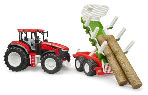 Bruder: ROADMAX Tractor with Forestry Trailer