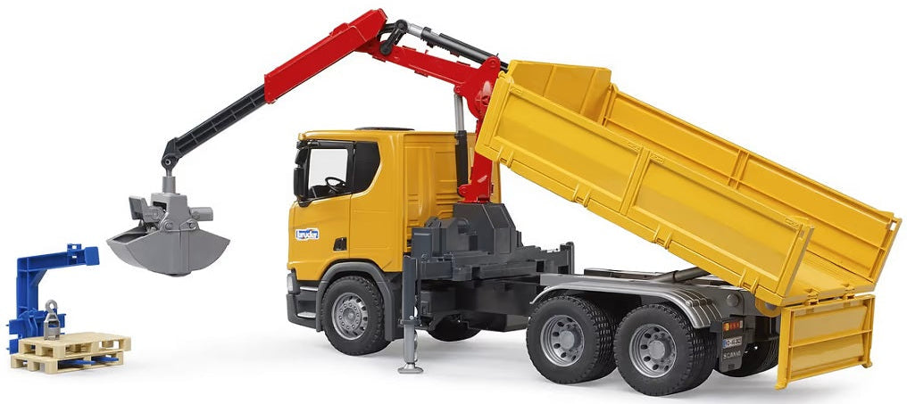 Bruder: Scania Super 560R truck with Crane & Accessories